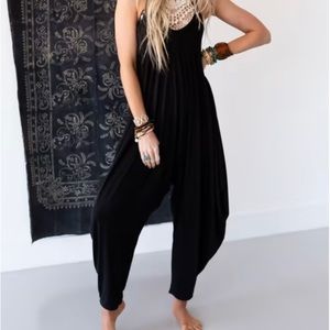 Three Bird Nest Boho Harem Jumpsuit